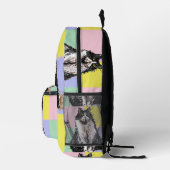 Tuxedo Cat Pastel Kleuren Roze Meisjes Kinder Bedrukte Rugzak (Rechts)