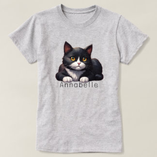 Tuxedo Cat personaliseren T-shirt