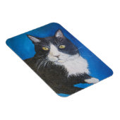 Tuxedo Cat Pet Art Magnet Gepersonaliseerd Cadeauo Magneet (Rechterzijde)