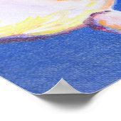 Tuxedo Cat Pet Portret Poster voor schilderen (Hoek)