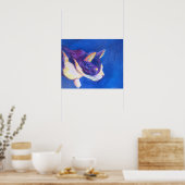 Tuxedo Cat Pet Portret Poster voor schilderen (Keuken)