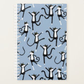 Tuxedo Cat Planner voor zwarte en witte danskleure (Voorkant)