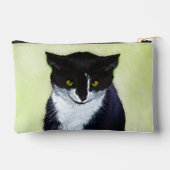 Tuxedo Cat Portrait Schilderen Schattigee Originel Etui (Achterkant)