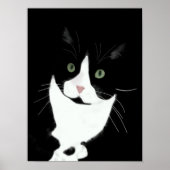 Tuxedo Cat Poster (Voorkant)