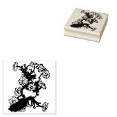 Tuxedo Cat Rubberstempel (Gestempeld)