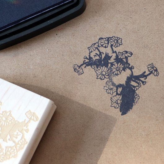 Tuxedo Cat Rubberstempel