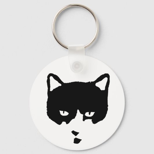Tuxedo Cat Sleutelhanger (Voorkant)