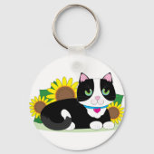 Tuxedo Cat Sleutelhanger (Voorkant)