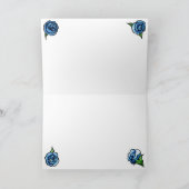 Tuxedo Cat Spring Art Kaart (Binnen)