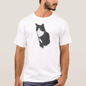 Tuxedo Cat T-shirt (Voorkant)