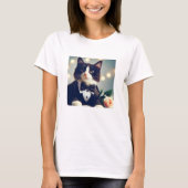 Tuxedo Cat T-shirt (Voorkant)