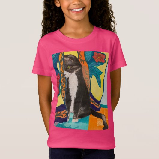Tuxedo Cat T-shirt (Voorkant)