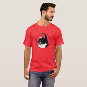 Tuxedo Cat T-shirt, Mannen T-shirt (Voorkant volledig)