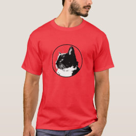 Tuxedo Cat T-shirt, Mannen T-shirt