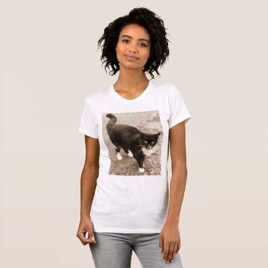 Tuxedo Cat T-Shirt! T-shirt (Voorkant volledig)