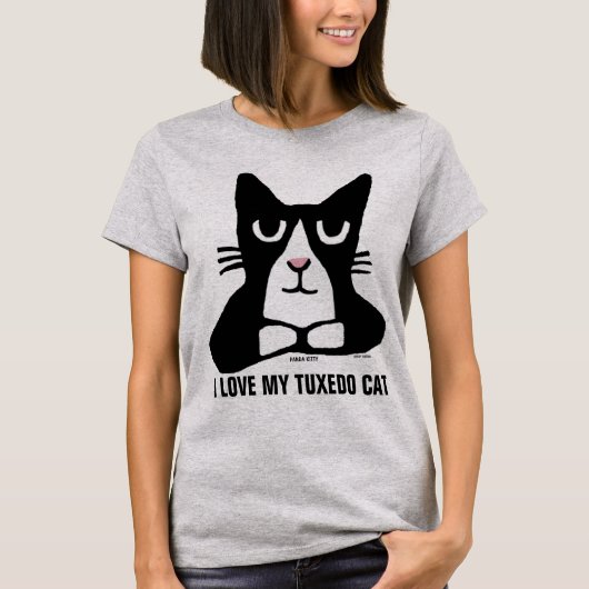 TUXEDO CAT t-shirts, KAT T-Hemden van PANDA T-shirt (Voorkant)