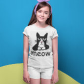 TUXEDO CAT t-shirts, Panda Kat KINDER MEOW T-shirt