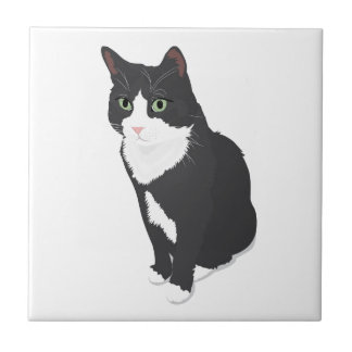 Tuxedo Cat Tegeltje