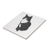 Tuxedo Cat Tegeltje (Zijkant)