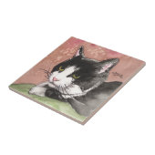 Tuxedo Cat Tegeltje (Zijkant)
