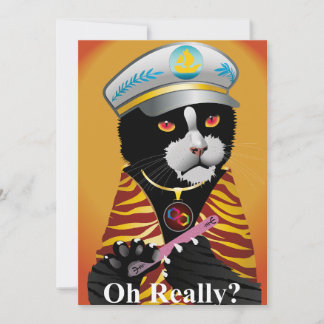  Tuxedo cat, the carefree! Kaart