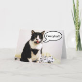 Tuxedo Cat Verjaardag Gary Humor Kaart (Achterkant)