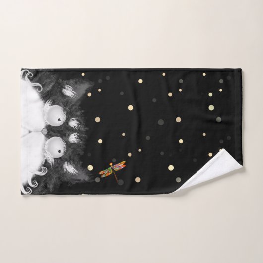 Tuxedo Cat Veroverd door Dragonfly Bad Handdoek (Handdoek)