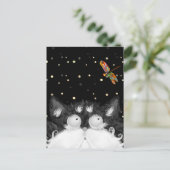 Tuxedo Cat Veroverd door Dragonfly Briefkaart (Staand voorkant)