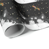 Tuxedo Cat Veroverd door Dragonfly Cadeaupapier (Rol Hoek)