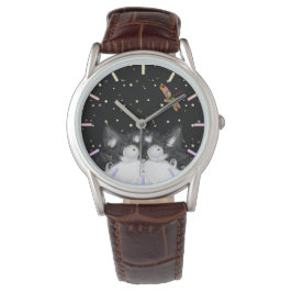 Tuxedo Cat Veroverd door Dragonfly Horloge