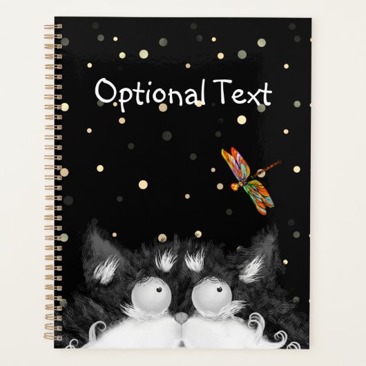 Tuxedo Cat Veroverd door Dragonfly Planner (Voorkant)