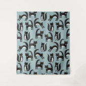 Tuxedo Cat Wandkleed (Voorkant)