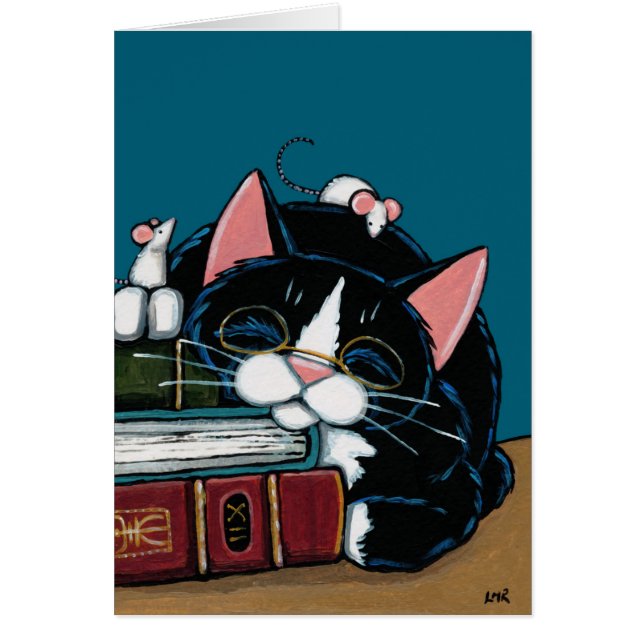 Tuxedo Cat & White Mice Bedtime Verhaal Illustrati (Voorkant)