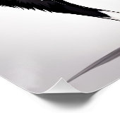 Tuxedo Cat With Dangling Heart Perfect Poster (Hoek)