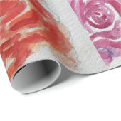 Tuxedo Cat Zwart-Wit Katten Baby Roze Cadeaupapier (Rol Hoek)