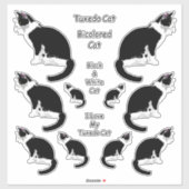 Tuxedo Cats LG Sticker Set (Vel)