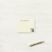 Tuxedo Cats Post-it® Notes (Op bureau)