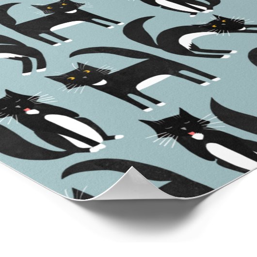 Tuxedo Cats Poster (Hoek)