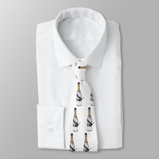 Tuxedo Champagne Necktie Stropdas (Gebonden)