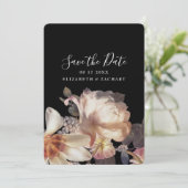 Tuxedo Classic Dark Black Antiek  foto Save The Date (Staand voorkant)