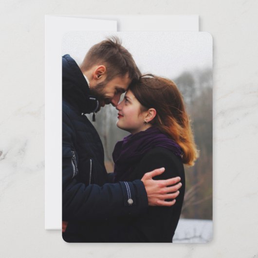 Tuxedo Classic Dark Black Antiek  foto Save The Date (Achterkant)