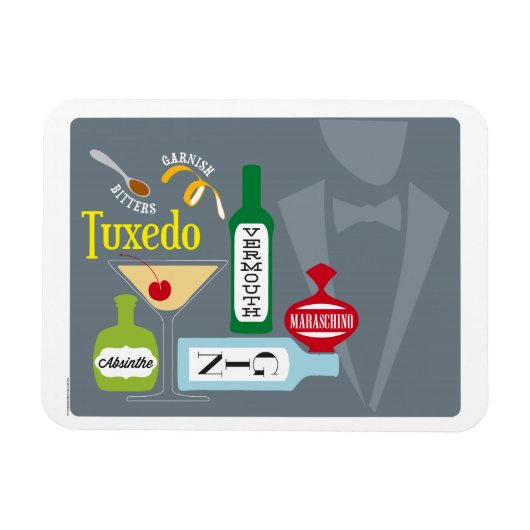 Tuxedo Cocktail Magneet (Horizontaal)