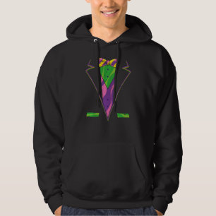 Tuxedo Costume Party Mannen Carnival Parade Mardi Hoodie