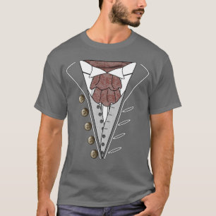 Tuxedo Cravat Diplomat T-Shirt Gray