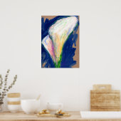 Tuxedo Cuff Lily Art Poster schilderen (Keuken)