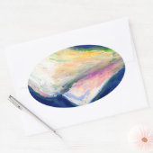 "Tuxedo Cuff" Lily Flower Painting Sticker (Envelop)