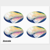 "Tuxedo Cuff" Lily Flower Painting Sticker (Vel)