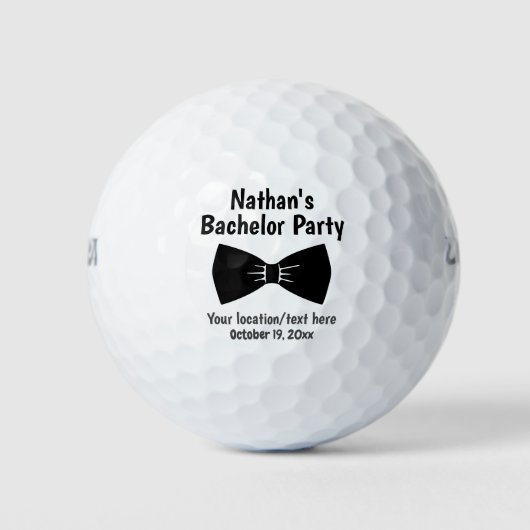 Tuxedo Das Bruiloft Geschenk Golfballen (Voorkant)
