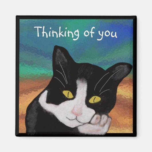 Tuxedo de Kat Magneten (Voorkant)