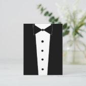 Tuxedo Elegant Formal Post Kaart (Staand voorkant)